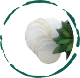 Natural Loofah Pads 5-pcs